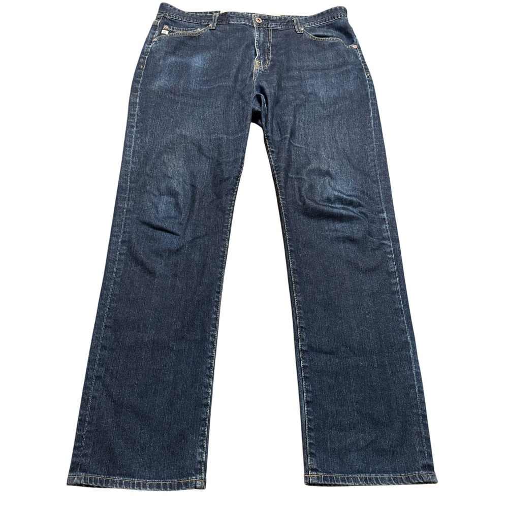 Adriano Goldschmied B-Type 2 Straight Denim Jeans Men 36x32 Blue Mexico Faded